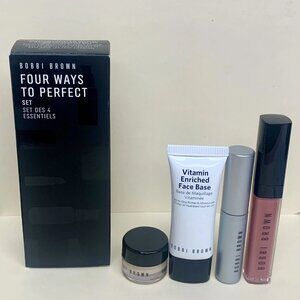 Bobbi Brown Four Ways To Perfect Set: Lip Gloss, Eye & Face Base, Shadow Stick